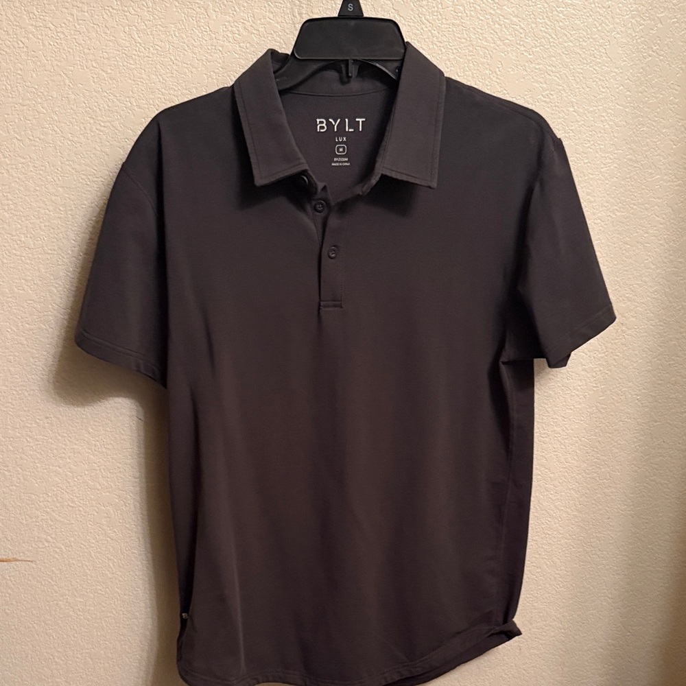 BYLT Basics Black Short-Sleeve Performance Polo